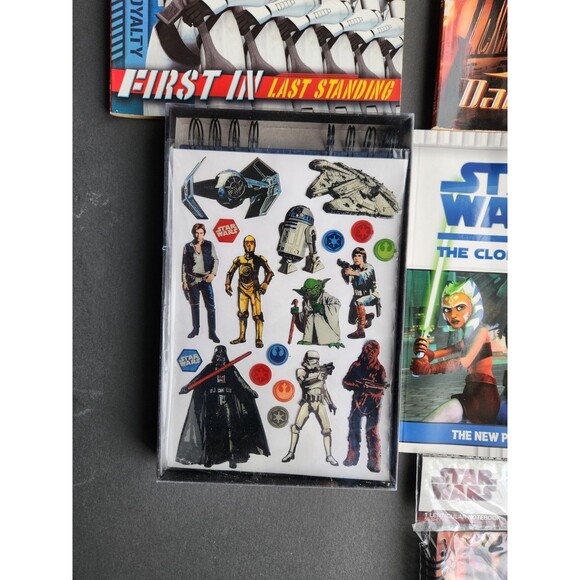 Star Wars Childrens Activity Darth Vader Coloring Book Sticker Book Lot - Picture 5 of 16